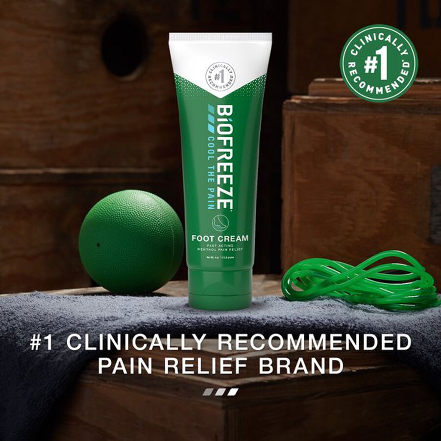 Biofreeze Pain Relief Foot Care Cream, 4 oz.